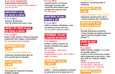 Agenda mai 2026