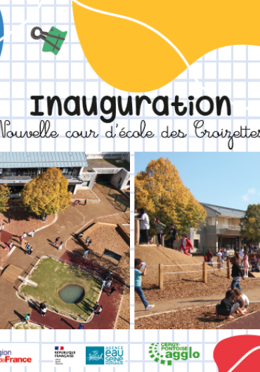 Inauguration cour des Croizettes