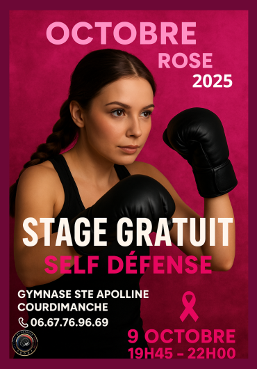 octobre rose - self defense