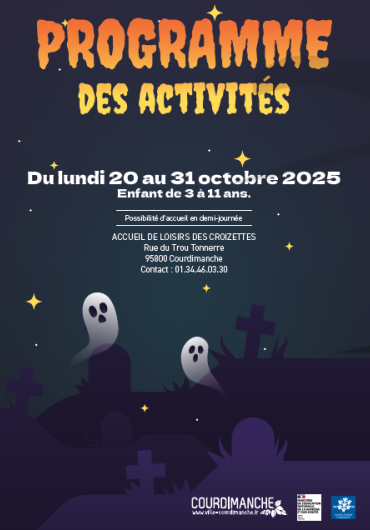 Programme des activités d'automne 2025