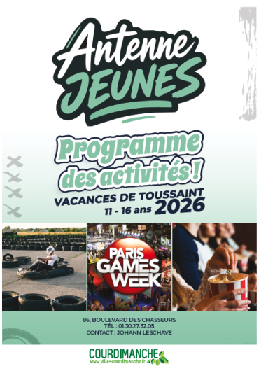 Programme Antenne Jeunes octobre