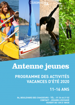 Programme des activités de l'Antenne Jeunes - Vacances d'été 