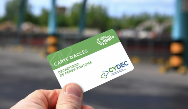 carte d'accès déchèterie