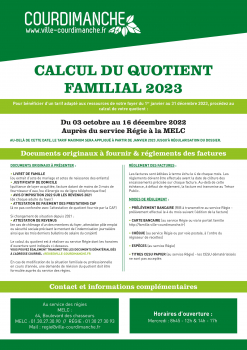 Quotient familial 2023