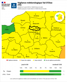carte vigilance orages