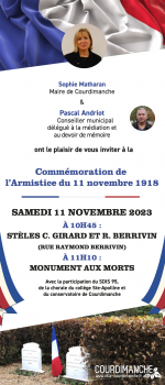  commémoration de l’armistice du 11 novembre 1918