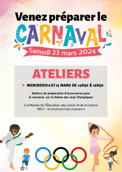 carnaval ateliers