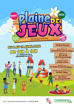 Plaine de jeux avril 2024