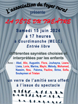 fête du théâtre