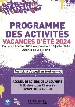 Programme CLAE - juillet 24