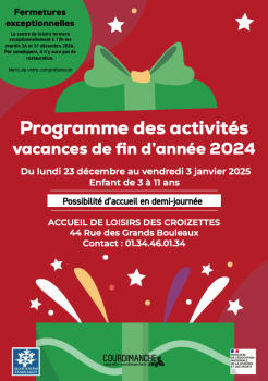 Programme CLAE décembre