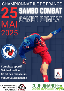Affiche Championnat Ile de France Sambo Combat