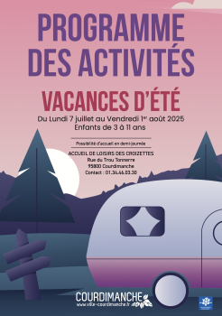 Programme juillet 2025