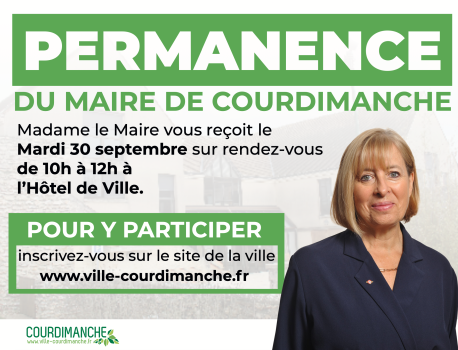 Permanence du Maire - Septembre 2025