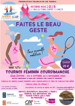TC Courdimanche - octobre rose