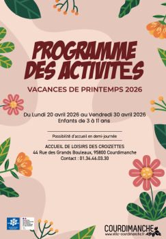 Programme CLAE avril