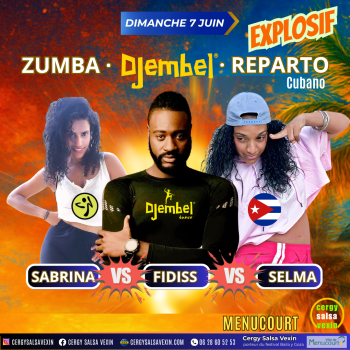Visuel Zumba-Djembel-Reparto Party